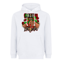 White Proud Latina Mexican sneakers Heavyweight Hoodie - RanaPortraitStore