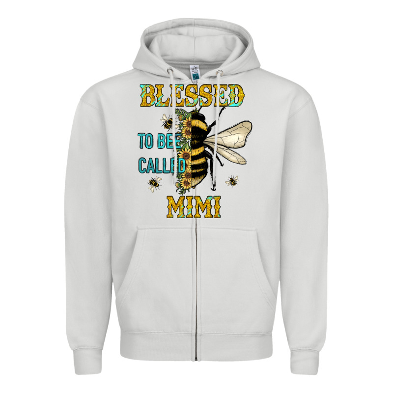 Blessed To Bee Called Mimi Zipper Hoodie by JahusDesignShop | Teevron