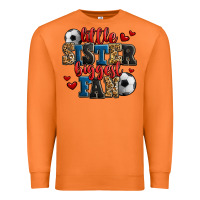 Carrot little sister biggest fan soccer Premium Sweatshirt - Jasminsmagicworld