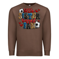 Chestnut little sister biggest fan soccer Premium Sweatshirt - Jasminsmagicworld