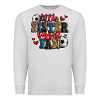 Dove Grey little sister biggest fan soccer Premium Sweatshirt - Jasminsmagicworld