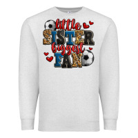 Oatmeal Heather little sister biggest fan soccer Premium Sweatshirt - Jasminsmagicworld