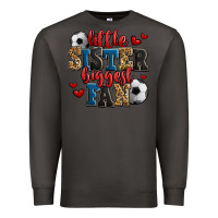 Smoke little sister biggest fan soccer Premium Sweatshirt - Jasminsmagicworld