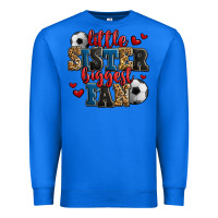 True Royal little sister biggest fan soccer Premium Sweatshirt - Jasminsmagicworld