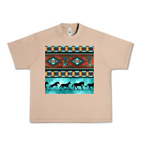 Burro native american aztec seamless pattern Urban Heavy Tee - BundleAndBundleShop