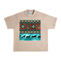 French Oak native american aztec seamless pattern Urban Heavy Tee - BundleAndBundleShop