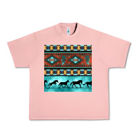 Salmon native american aztec seamless pattern Urban Heavy Tee - BundleAndBundleShop