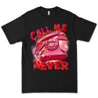 Black Call me never Premium Tee - FaDigitalArtStudio