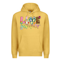 Antique Gold love summer with gnome Premium Hoodie - Artiststas