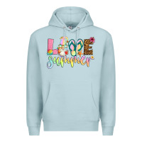 Blue Mist love summer with gnome Premium Hoodie - Artiststas