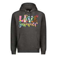 Charcoal Heather love summer with gnome Premium Hoodie - Artiststas