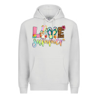 Dove Grey love summer with gnome Premium Hoodie - Artiststas
