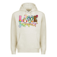 Oatmeal Heather love summer with gnome Premium Hoodie - Artiststas