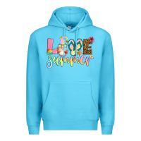 Ocean Blue love summer with gnome Premium Hoodie - Artiststas
