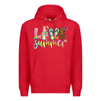 Red love summer with gnome Premium Hoodie - Artiststas