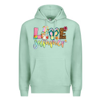 Seafoam love summer with gnome Premium Hoodie - Artiststas