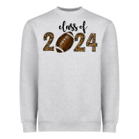 Heather Grey class of 2024 american football Heavyweight Sweatshirt - RanaPortraitStore