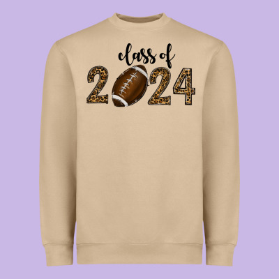 Class Of 2024 American Football Heavyweight Sweatshirt Designed By Ranaportraitstore