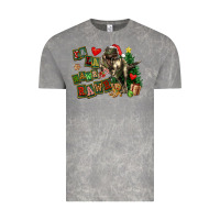 Cloud Rock Fa La La Trex Christmas Vintage Tee - FaDigitalArtStudio