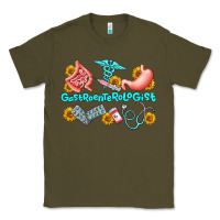 Army Green gastroenterologist olivia Classic Tee - OliviaCreatesArt