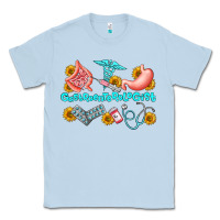 Dusty Blue gastroenterologist olivia Classic Tee - OliviaCreatesArt