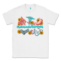 White gastroenterologist olivia Classic Tee - OliviaCreatesArt