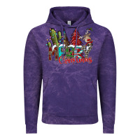 Cloud Purple Merry Christmas Vintage Hoodie - CowhideDigitalArt