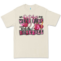 Bone In October We Wear Pink And Watch Baseball Premium Tee - FaDigitalArtStudio