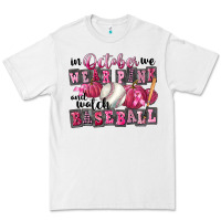 White In October We Wear Pink And Watch Baseball Premium Tee - FaDigitalArtStudio