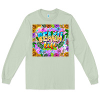 Matcha Beach Life Long Sleeve Tee - CowhideDigitalArt