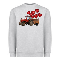 Heather Grey farm tractor Heavyweight Sweatshirt - RanaPortraitStore
