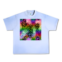 Grape Ice neon safari seamless pattern 2 Urban Heavy Tee - BundleAndBundleShop