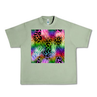 Oil Green neon safari seamless pattern 2 Urban Heavy Tee - BundleAndBundleShop