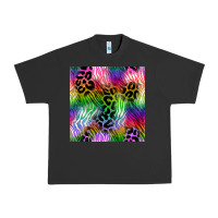 Pigment Black neon safari seamless pattern 2 Urban Heavy Tee - BundleAndBundleShop