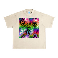 Sandshell neon safari seamless pattern 2 Urban Heavy Tee - BundleAndBundleShop