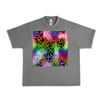 Tornado neon safari seamless pattern 2 Urban Heavy Tee - BundleAndBundleShop