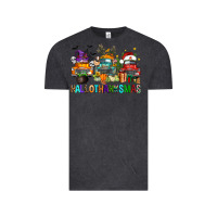 Vintage Black hallothanksmas trucks Vintage Tee - FaDigitalArtStudio
