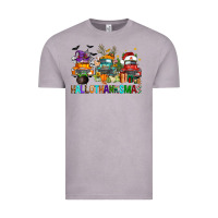 Vintage Zinc hallothanksmas trucks Vintage Tee - FaDigitalArtStudio