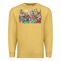 Antique Gold skeleton summer coffee cups Premium Sweatshirt - Jasminsmagicworld