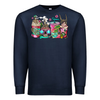 Navy skeleton summer coffee cups Premium Sweatshirt - Jasminsmagicworld