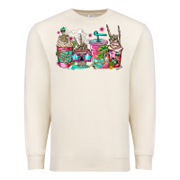 Sandshell skeleton summer coffee cups Premium Sweatshirt - Jasminsmagicworld