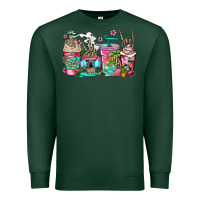 Sports Green skeleton summer coffee cups Premium Sweatshirt - Jasminsmagicworld