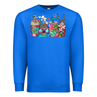 True Royal skeleton summer coffee cups Premium Sweatshirt - Jasminsmagicworld
