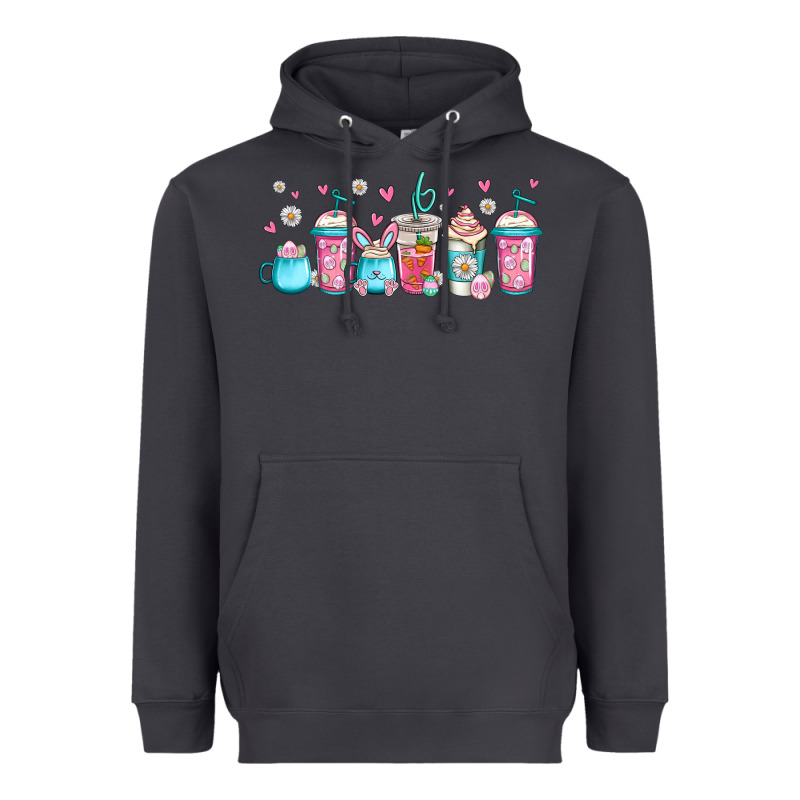 Easter Coffee Cups Libbey Glass Heavyweight Hoodie by Jasminsmagicworld | Teevron