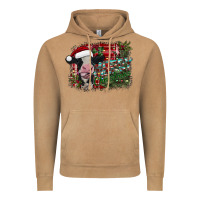 Vintage Camel merry christmas cow Vintage Hoodie - CowhideDigitalArt