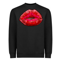 Black kiss Heavyweight Sweatshirt - RanaPortraitStore