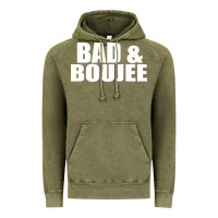 Vintage Olive bad & boujee Vintage Hoodie - artisFamous