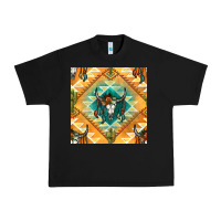Black native american aztec seamless pattern Urban Heavy Tee - BundleAndBundleShop