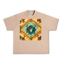 Burro native american aztec seamless pattern Urban Heavy Tee - BundleAndBundleShop
