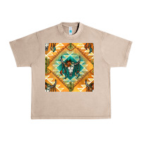 French Oak native american aztec seamless pattern Urban Heavy Tee - BundleAndBundleShop